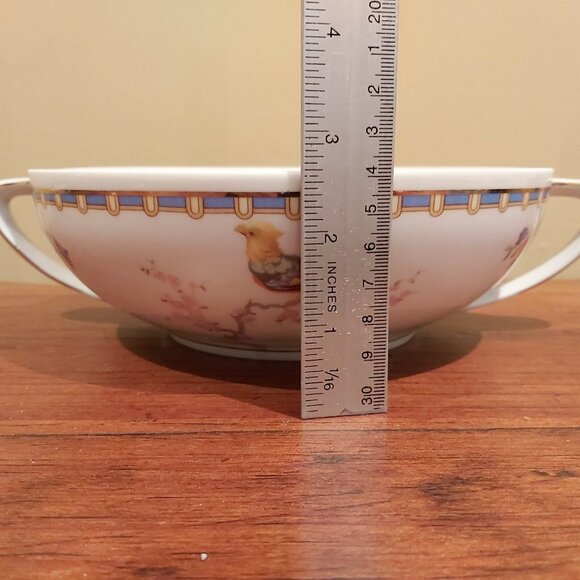 Victoria Moritz Zdekauer Altrohlau Czechoslovakia Porcelain Floral Serving Bowl - Picture 12 of 14